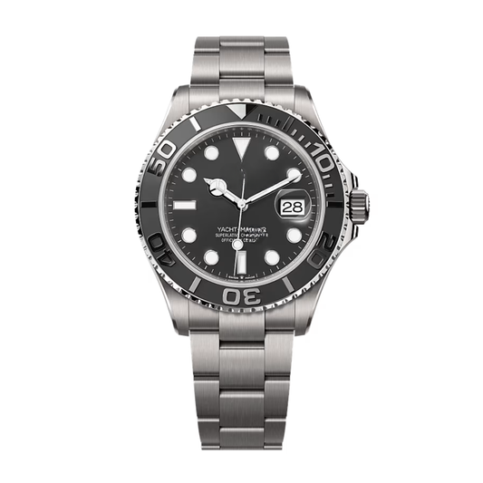 Ocean Master 42 – Titanium | Black Dial