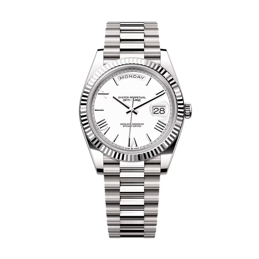 Executive Calendar 40 – Silver Dial